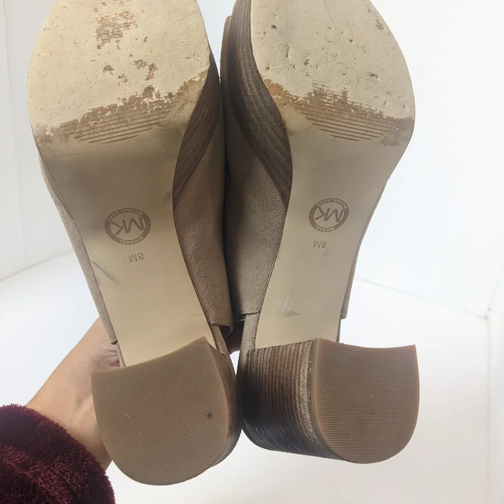 Michael kors suede Piper heels